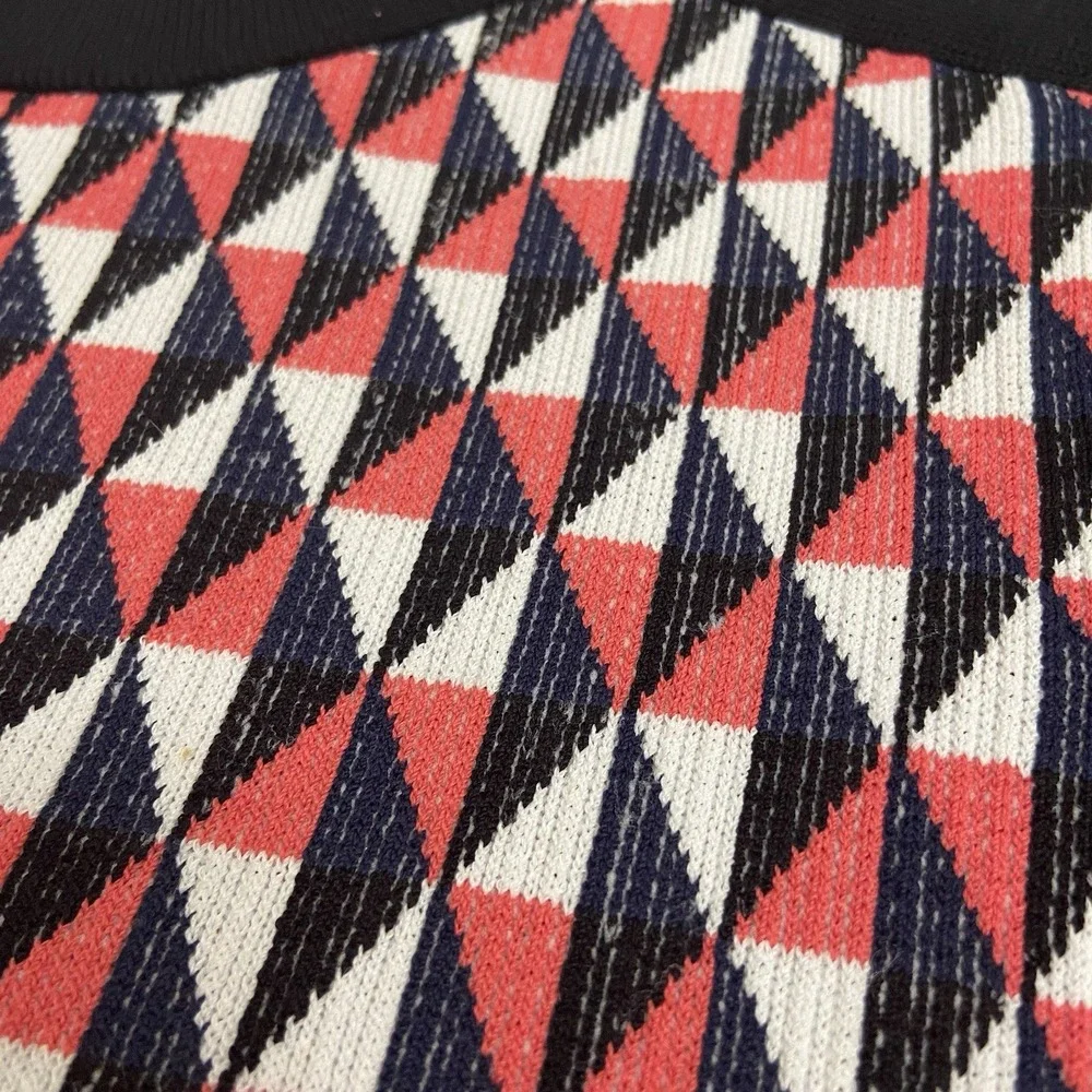 Kate Spade Women's Flying Kites Pencil Skirt & Top Knit Geometric Set Size Small